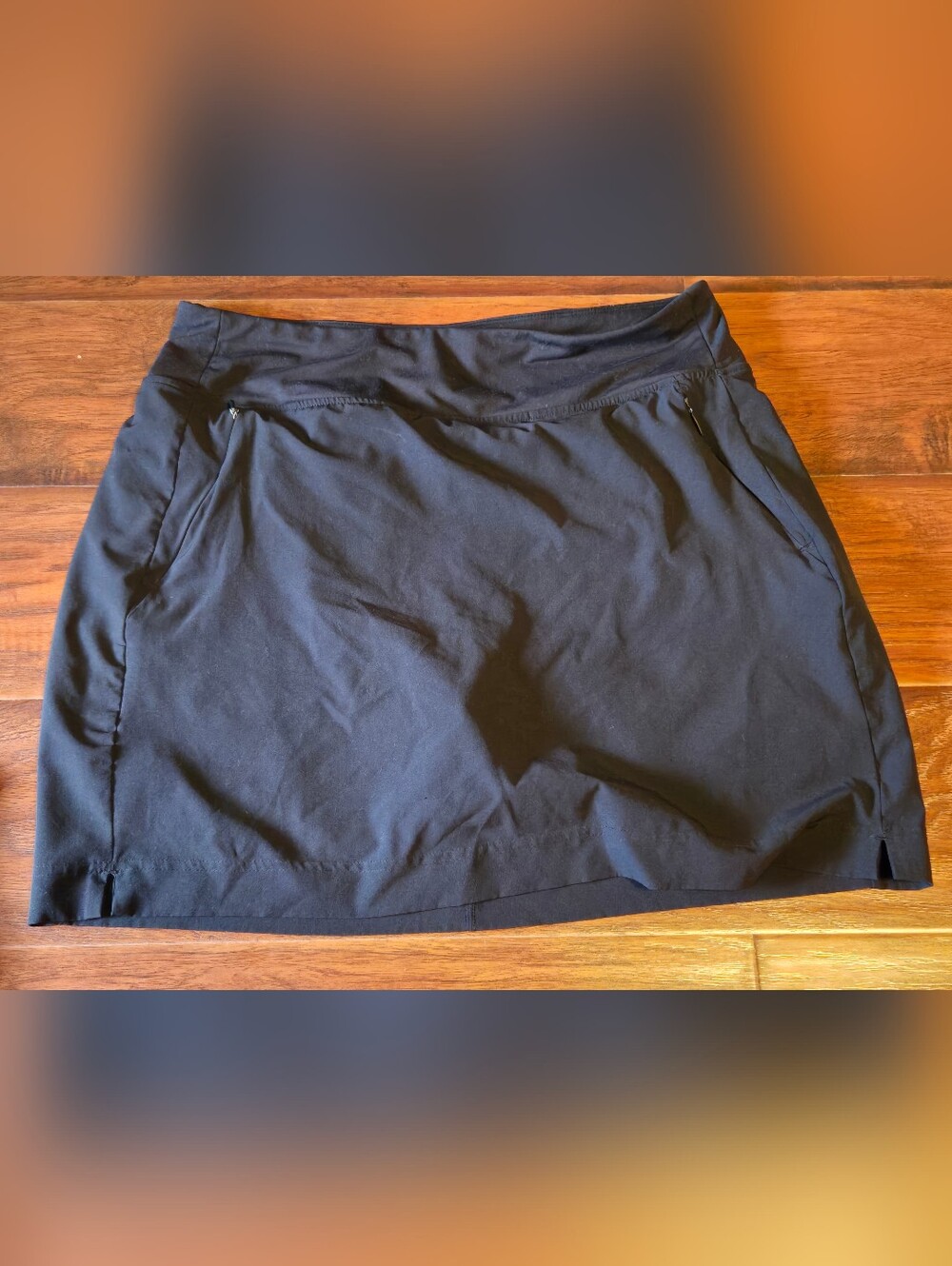 Athletic Works Black Skort Pockets Large 12-14
